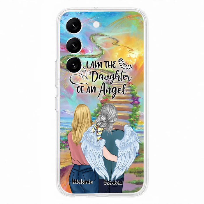 Custom Personalized Mom In The Heaven Phone Case - Mom And Daughter - Best Memorial Gift - Phone Case For iPhone And Samsung