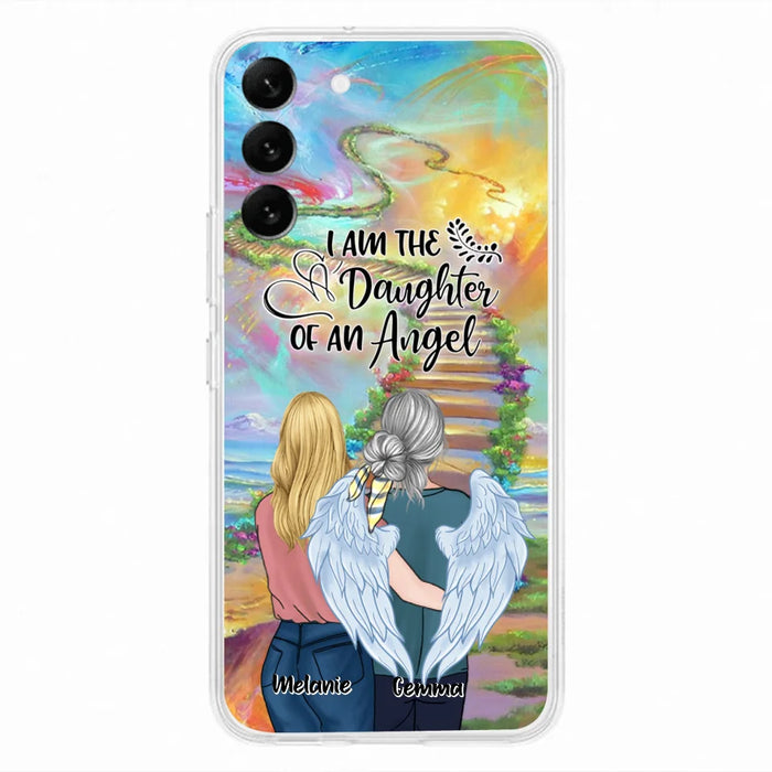 Custom Personalized Mom In The Heaven Phone Case - Mom And Daughter - Best Memorial Gift - Phone Case For iPhone And Samsung