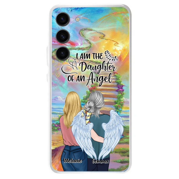 Custom Personalized Mom In The Heaven Phone Case - Mom And Daughter - Best Memorial Gift - Phone Case For iPhone And Samsung