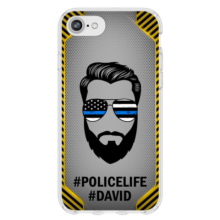 Custom Personalized Policelife Phone Case - Best Gift for Dads - For iPhone And Samsung - NTQYR8