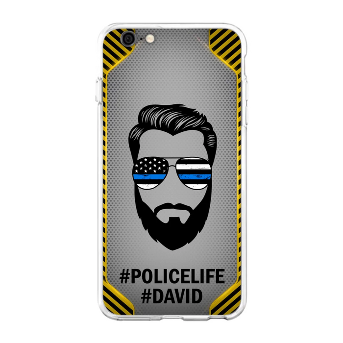 Custom Personalized Policelife Phone Case - Best Gift for Dads - For iPhone And Samsung - NTQYR8