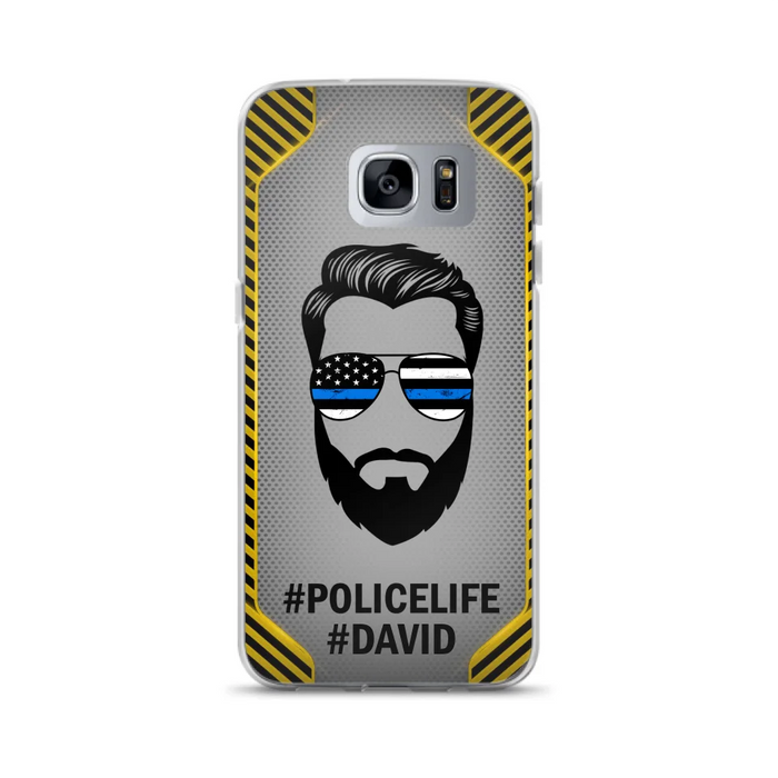 Custom Personalized Policelife Phone Case - Best Gift for Dads - For iPhone And Samsung - NTQYR8