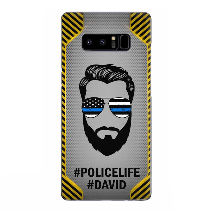 Custom Personalized Policelife Phone Case - Best Gift for Dads - For iPhone And Samsung - NTQYR8