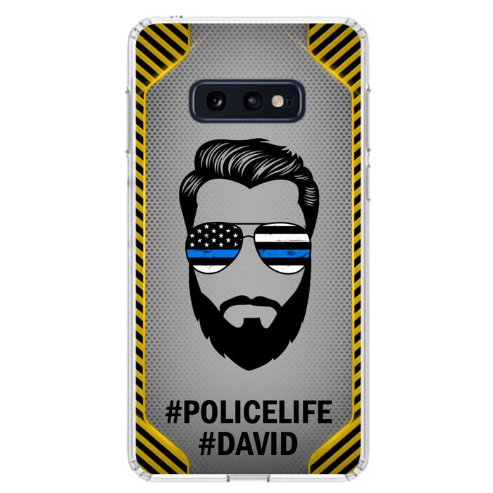 Custom Personalized Policelife Phone Case - Best Gift for Dads - For iPhone And Samsung - NTQYR8