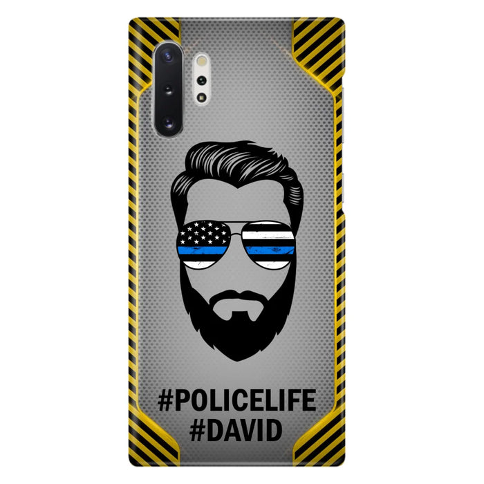 Custom Personalized Policelife Phone Case - Best Gift for Dads - For iPhone And Samsung - NTQYR8