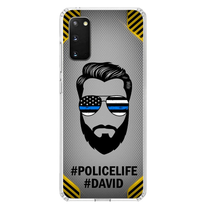 Custom Personalized Policelife Phone Case - Best Gift for Dads - For iPhone And Samsung - NTQYR8