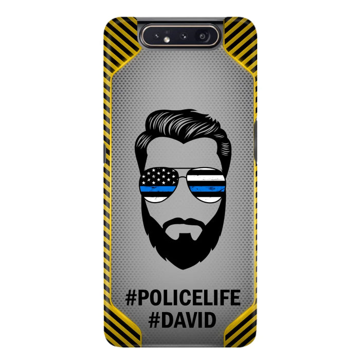 Custom Personalized Policelife Phone Case - Best Gift for Dads - For iPhone And Samsung - NTQYR8