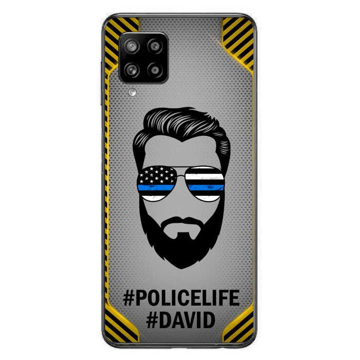 Custom Personalized Policelife Phone Case - Best Gift for Dads - For iPhone And Samsung - NTQYR8