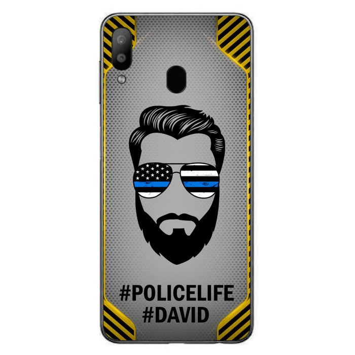 Custom Personalized Policelife Phone Case - Best Gift for Dads - For iPhone And Samsung - NTQYR8