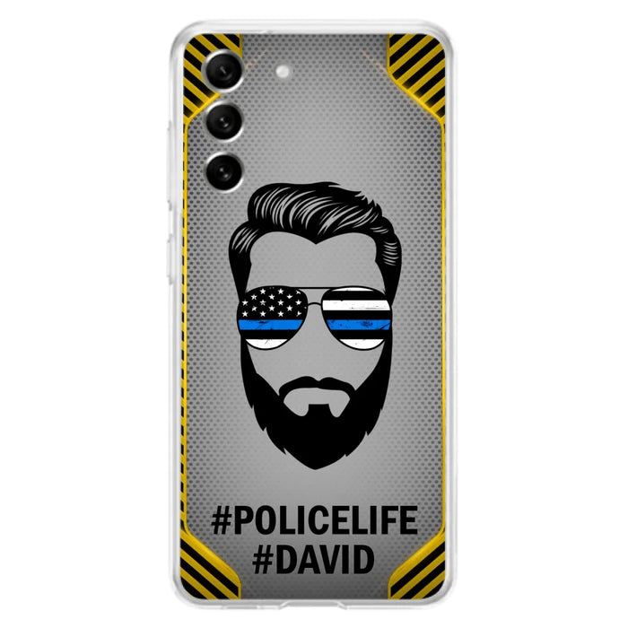 Custom Personalized Policelife Phone Case - Best Gift for Dads - For iPhone And Samsung - NTQYR8