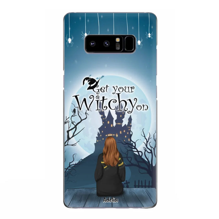 Custom Personalized Witch Phone Case - Upto 4 Witches - Best Gift For Friends - Get Your Witchy on - Case For iPhone And Samsung