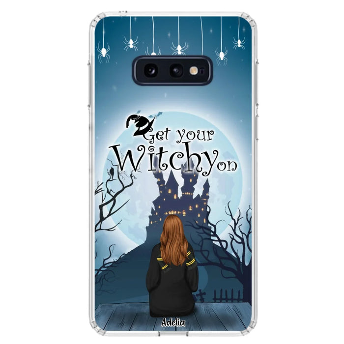 Custom Personalized Witch Phone Case - Upto 4 Witches - Best Gift For Friends - Get Your Witchy on - Case For iPhone And Samsung