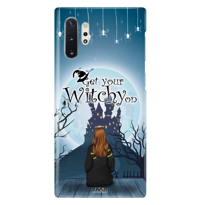 Custom Personalized Witch Phone Case - Upto 4 Witches - Best Gift For Friends - Get Your Witchy on - Case For iPhone And Samsung