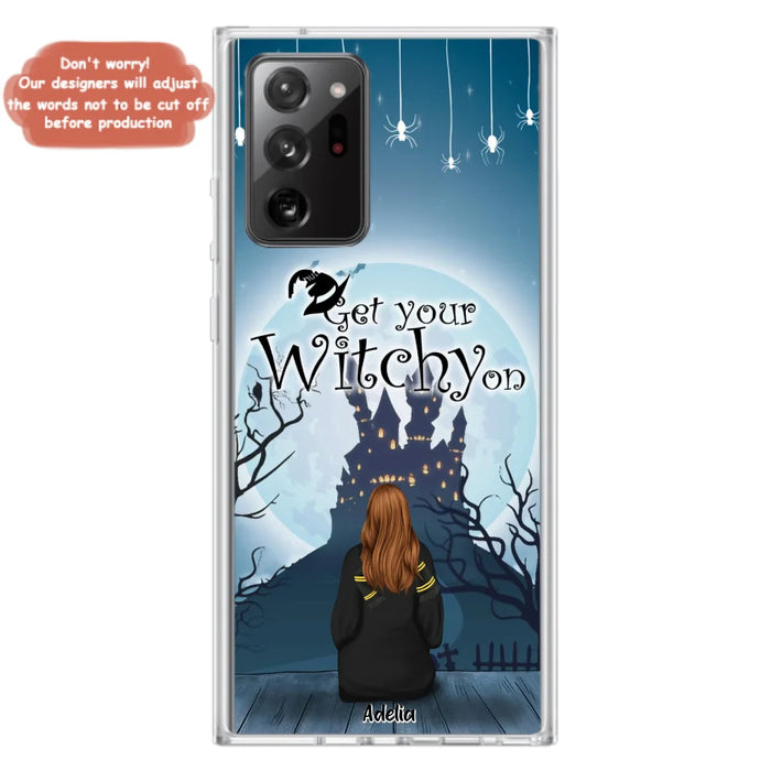 Custom Personalized Witch Phone Case - Upto 4 Witches - Best Gift For Friends - Get Your Witchy on - Case For iPhone And Samsung