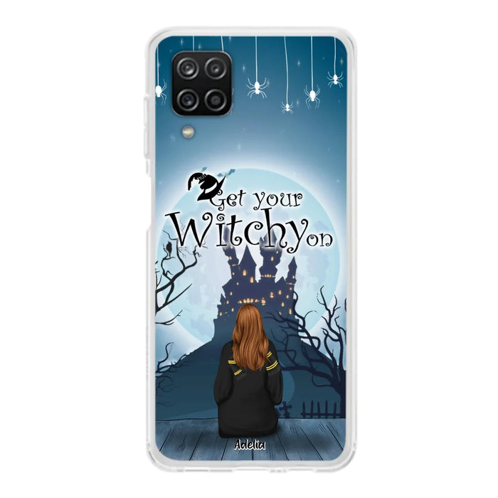 Custom Personalized Witch Phone Case - Upto 4 Witches - Best Gift For Friends - Get Your Witchy on - Case For iPhone And Samsung