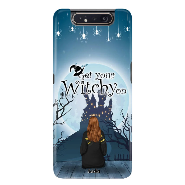 Custom Personalized Witch Phone Case - Upto 4 Witches - Best Gift For Friends - Get Your Witchy on - Case For iPhone And Samsung