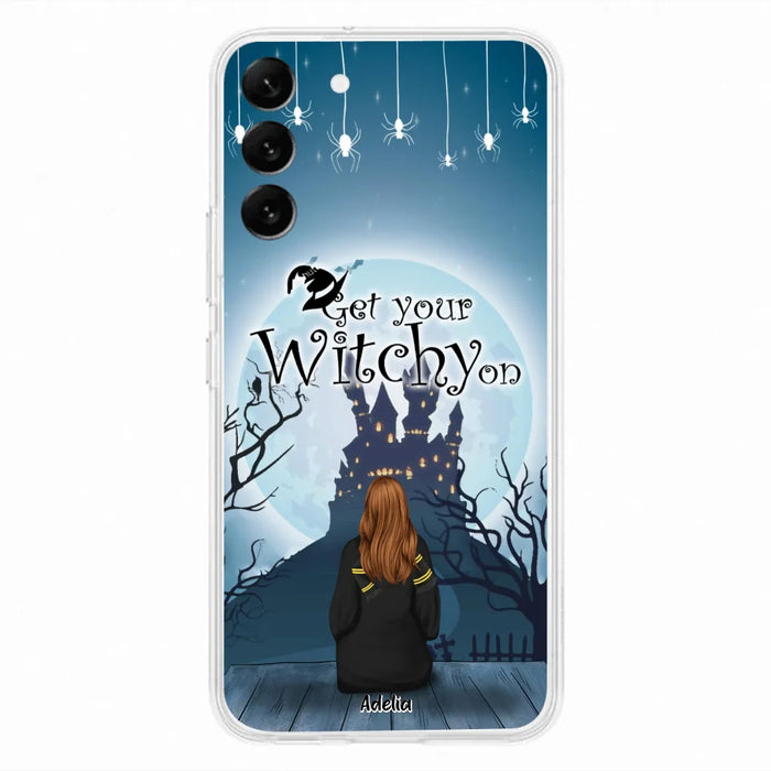 Custom Personalized Witch Phone Case - Upto 4 Witches - Best Gift For Friends - Get Your Witchy on - Case For iPhone And Samsung