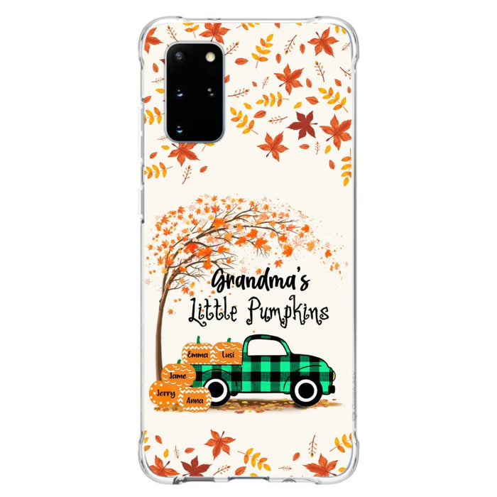 Custom Personalized Autumn Grandma's Pumpkins Phone Case - Gift For Grandma - Grandma's Little Pumpkins - Case For iPhone And Samsung