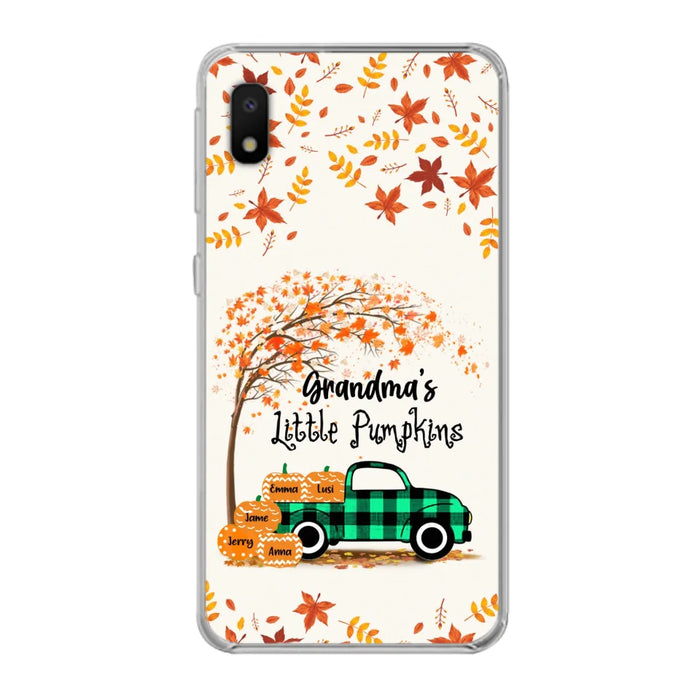 Custom Personalized Autumn Grandma's Pumpkins Phone Case - Gift For Grandma - Grandma's Little Pumpkins - Case For iPhone And Samsung