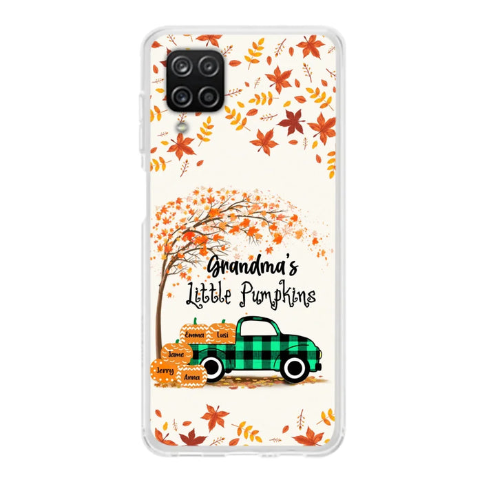 Custom Personalized Autumn Grandma's Pumpkins Phone Case - Gift For Grandma - Grandma's Little Pumpkins - Case For iPhone And Samsung