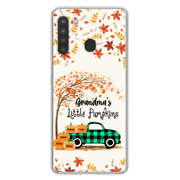 Custom Personalized Autumn Grandma's Pumpkins Phone Case - Gift For Grandma - Grandma's Little Pumpkins - Case For iPhone And Samsung