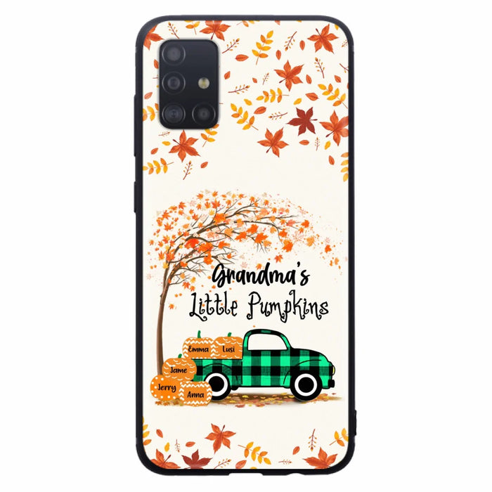 Custom Personalized Autumn Grandma's Pumpkins Phone Case - Gift For Grandma - Grandma's Little Pumpkins - Case For iPhone And Samsung