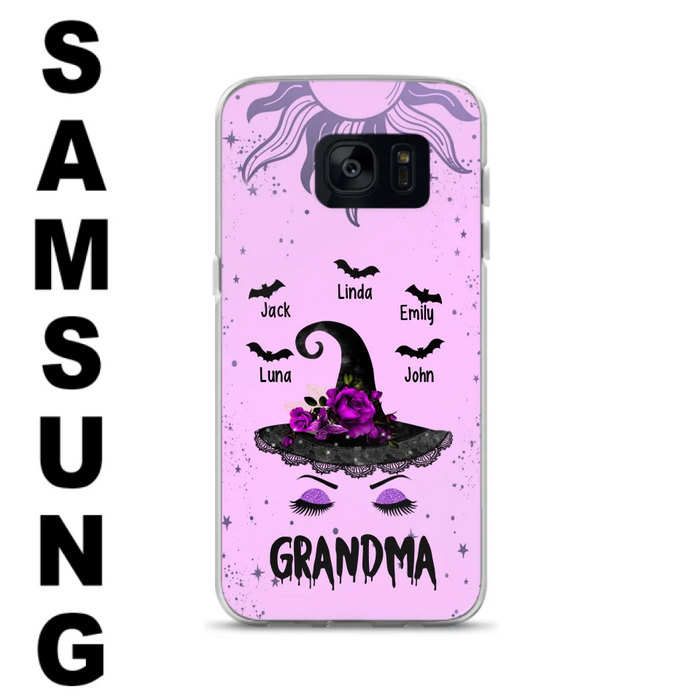 Personalized Grandma Witch Phone Case -
Upto 5 Kid's Name - Best Gift For Grandma- Grandma,Gigi,Nana,Mama,Gigi