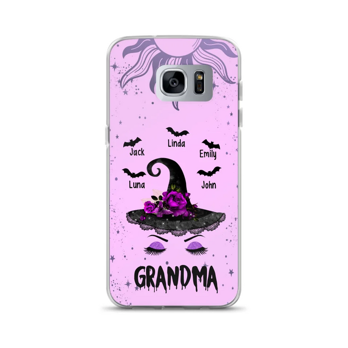 Personalized Grandma Witch Phone Case -
Upto 5 Kid's Name - Best Gift For Grandma- Grandma,Gigi,Nana,Mama,Gigi