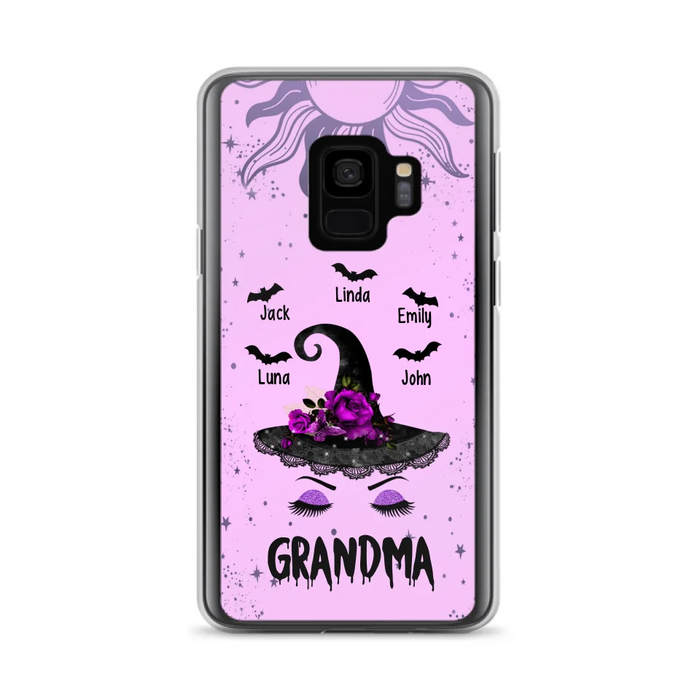 Personalized Grandma Witch Phone Case -
Upto 5 Kid's Name - Best Gift For Grandma- Grandma,Gigi,Nana,Mama,Gigi