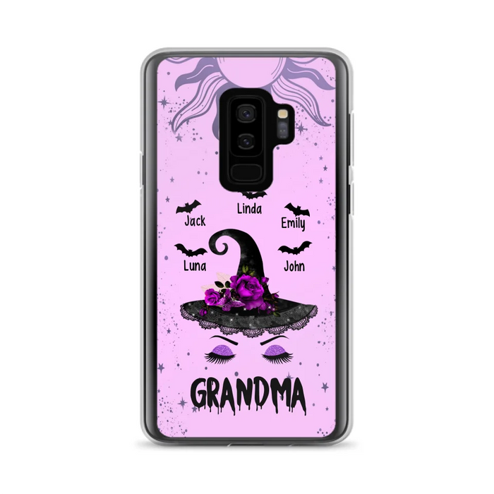 Personalized Grandma Witch Phone Case -
Upto 5 Kid's Name - Best Gift For Grandma- Grandma,Gigi,Nana,Mama,Gigi