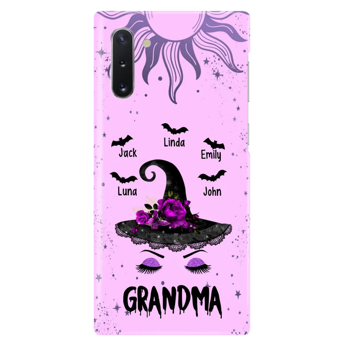 Personalized Grandma Witch Phone Case -
Upto 5 Kid's Name - Best Gift For Grandma- Grandma,Gigi,Nana,Mama,Gigi