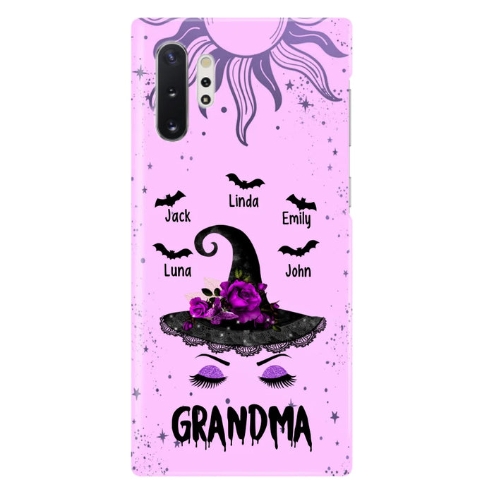 Personalized Grandma Witch Phone Case -
Upto 5 Kid's Name - Best Gift For Grandma- Grandma,Gigi,Nana,Mama,Gigi