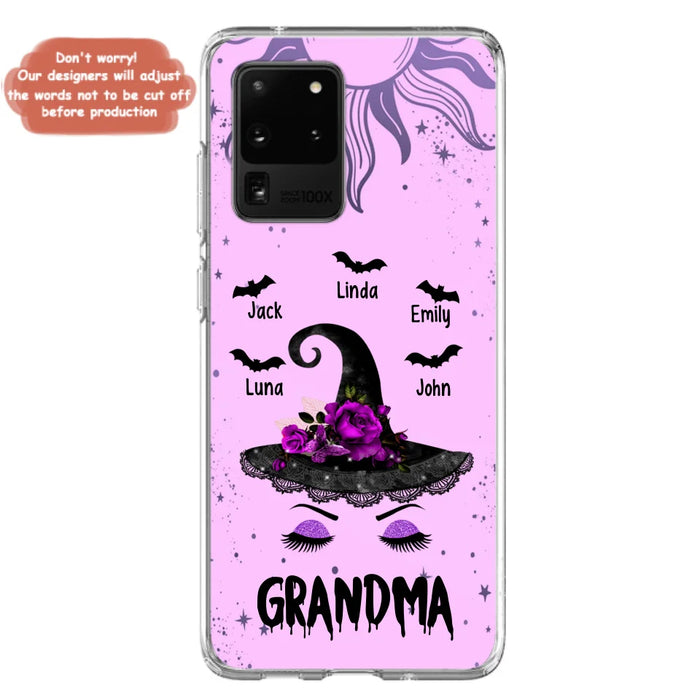 Personalized Grandma Witch Phone Case -
Upto 5 Kid's Name - Best Gift For Grandma- Grandma,Gigi,Nana,Mama,Gigi