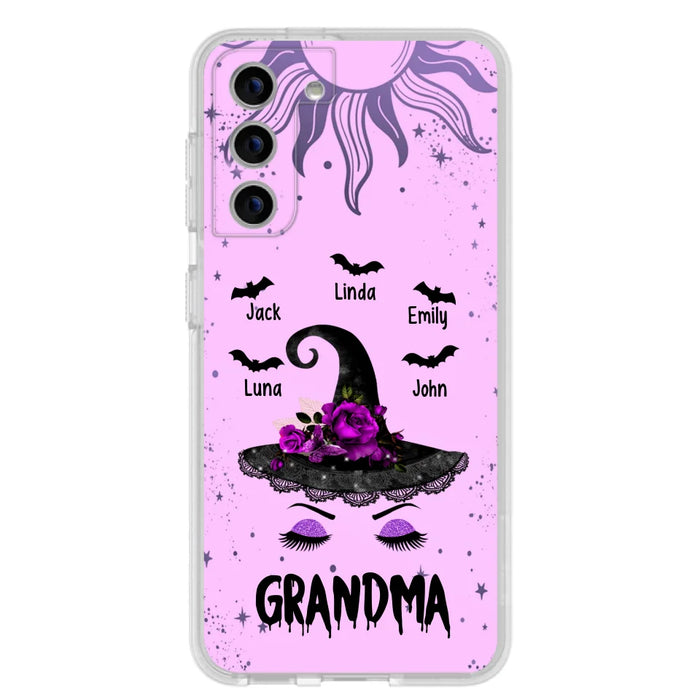 Personalized Grandma Witch Phone Case -
Upto 5 Kid's Name - Best Gift For Grandma- Grandma,Gigi,Nana,Mama,Gigi