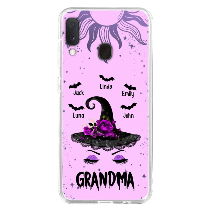 Personalized Grandma Witch Phone Case -
Upto 5 Kid's Name - Best Gift For Grandma- Grandma,Gigi,Nana,Mama,Gigi