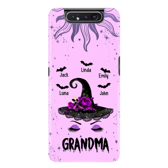 Personalized Grandma Witch Phone Case -
Upto 5 Kid's Name - Best Gift For Grandma- Grandma,Gigi,Nana,Mama,Gigi