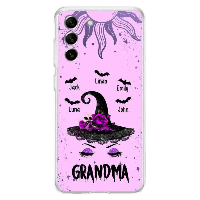 Personalized Grandma Witch Phone Case -
Upto 5 Kid's Name - Best Gift For Grandma- Grandma,Gigi,Nana,Mama,Gigi