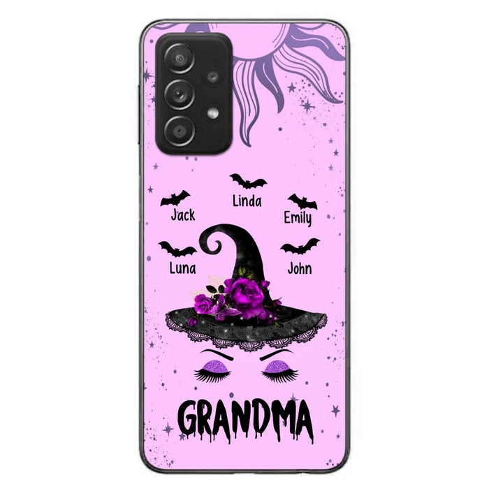 Personalized Grandma Witch Phone Case -
Upto 5 Kid's Name - Best Gift For Grandma- Grandma,Gigi,Nana,Mama,Gigi