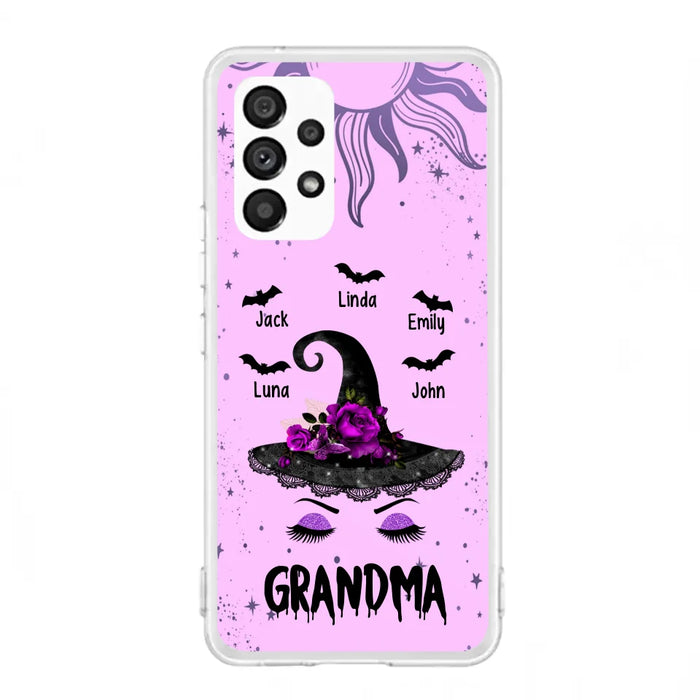 Personalized Grandma Witch Phone Case -
Upto 5 Kid's Name - Best Gift For Grandma- Grandma,Gigi,Nana,Mama,Gigi