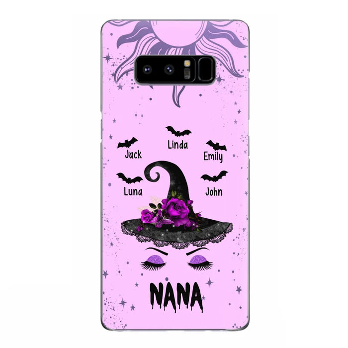 Personalized Mother Witch Phone Case - Upto 5 Kid's - Best Gift For Mother -Grandma,Gigi,Nana,Mama,Gigi