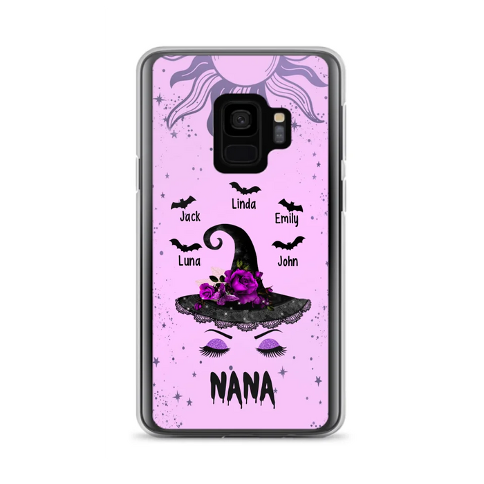 Personalized Mother Witch Phone Case - Upto 5 Kid's - Best Gift For Mother -Grandma,Gigi,Nana,Mama,Gigi