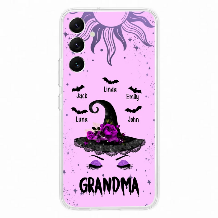 Personalized Grandma Witch Phone Case -
Upto 5 Kid's Name - Best Gift For Grandma- Grandma,Gigi,Nana,Mama,Gigi