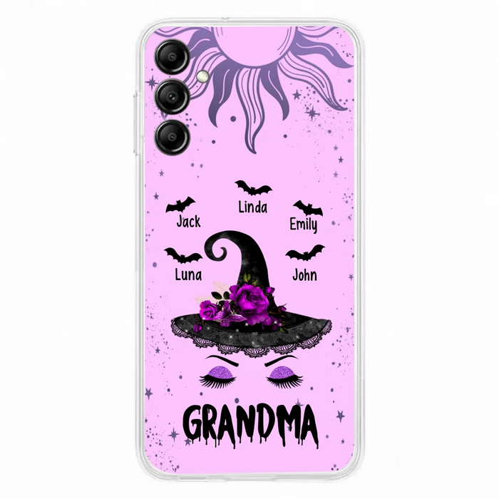 Personalized Grandma Witch Phone Case -
Upto 5 Kid's Name - Best Gift For Grandma- Grandma,Gigi,Nana,Mama,Gigi