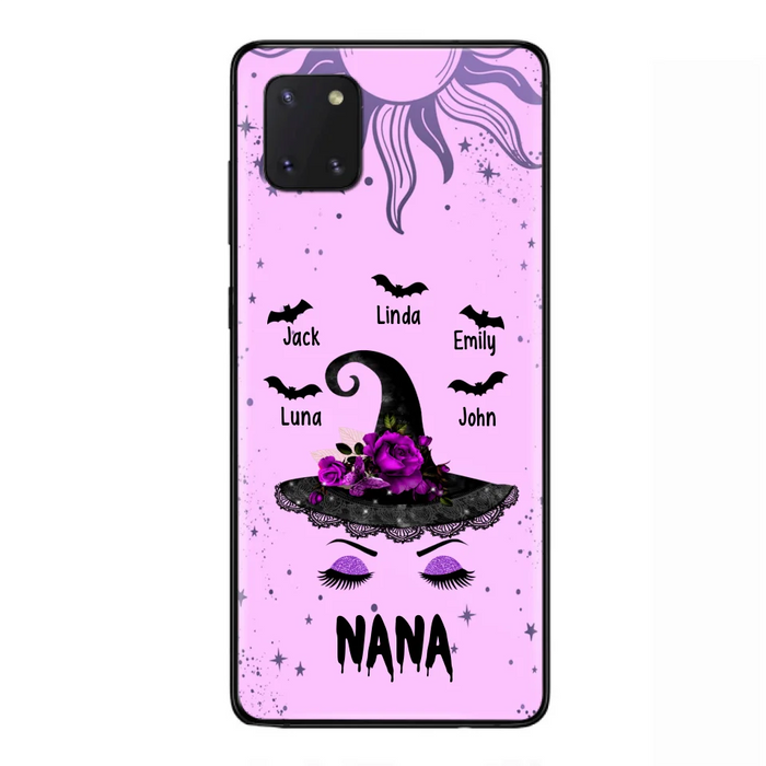 Personalized Mother Witch Phone Case - Upto 5 Kid's - Best Gift For Mother -Grandma,Gigi,Nana,Mama,Gigi