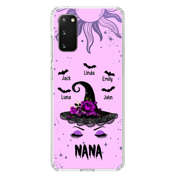 Personalized Mother Witch Phone Case - Upto 5 Kid's - Best Gift For Mother -Grandma,Gigi,Nana,Mama,Gigi