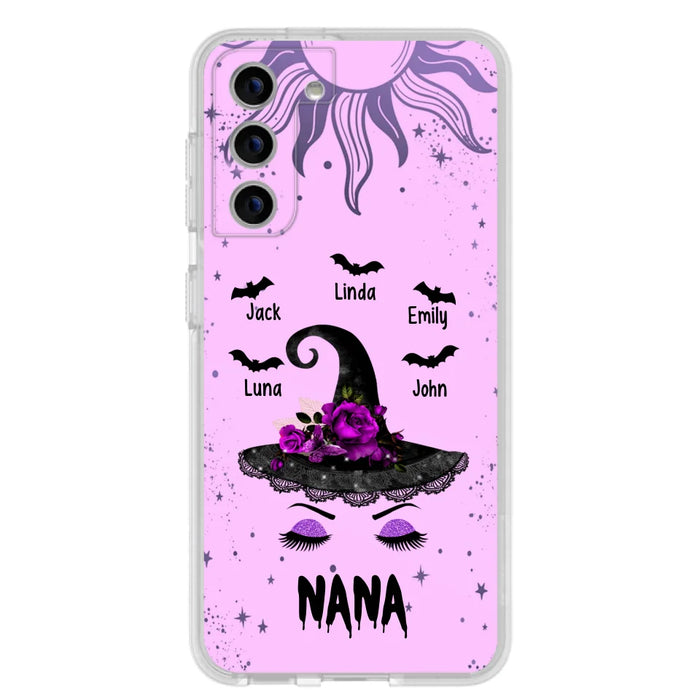 Personalized Mother Witch Phone Case - Upto 5 Kid's - Best Gift For Mother -Grandma,Gigi,Nana,Mama,Gigi