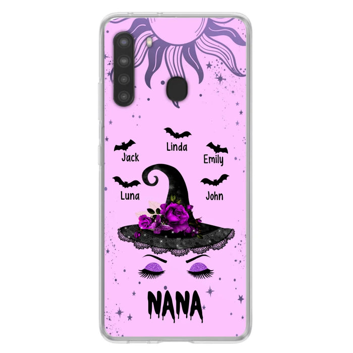 Personalized Mother Witch Phone Case - Upto 5 Kid's - Best Gift For Mother -Grandma,Gigi,Nana,Mama,Gigi