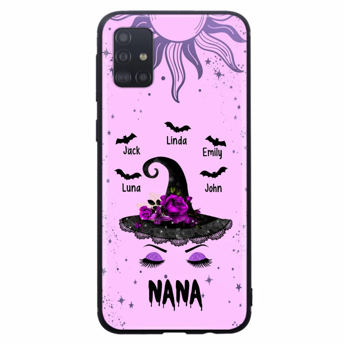 Personalized Mother Witch Phone Case - Upto 5 Kid's - Best Gift For Mother -Grandma,Gigi,Nana,Mama,Gigi