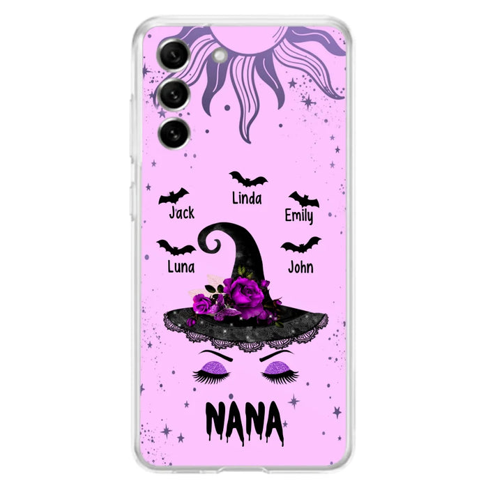 Personalized Mother Witch Phone Case - Upto 5 Kid's - Best Gift For Mother -Grandma,Gigi,Nana,Mama,Gigi