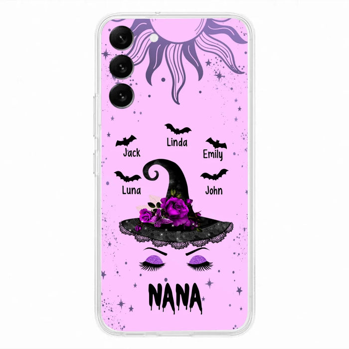 Personalized Mother Witch Phone Case - Upto 5 Kid's - Best Gift For Mother -Grandma,Gigi,Nana,Mama,Gigi